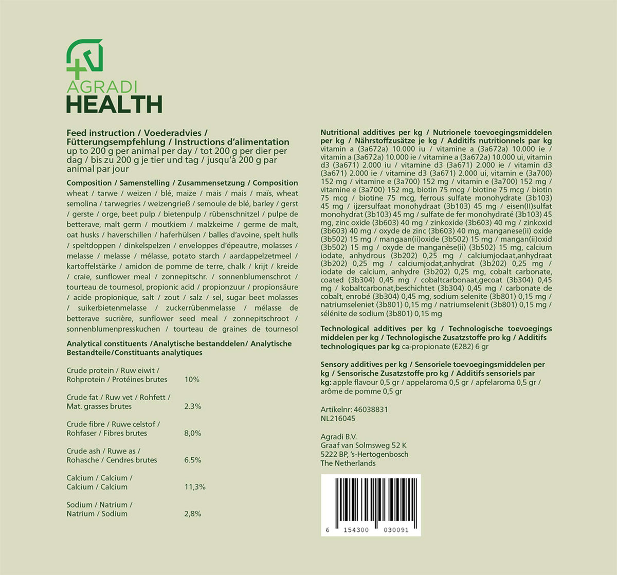 Agradi Horse Leckerli Apfel