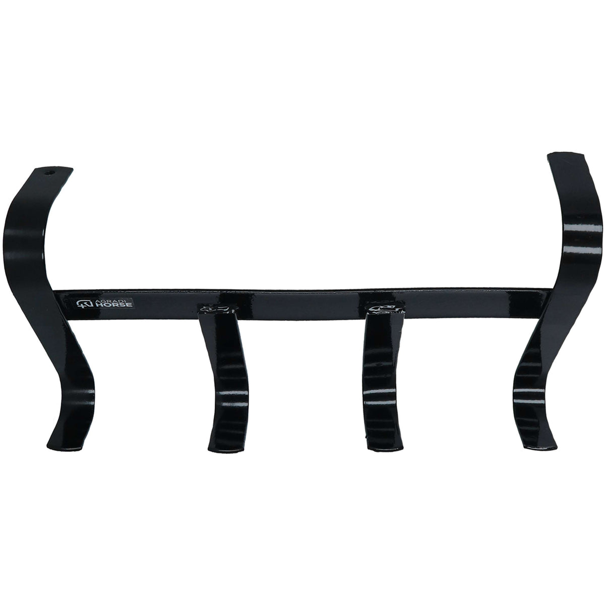 Agradi Horse Trensenhalter mit 4 Haken Schwarz