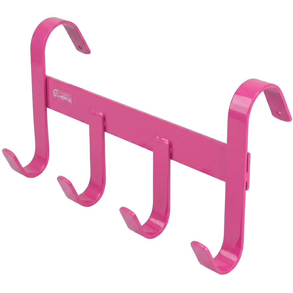 Agradi Horse Trensenhalter mit 4 Haken Rosa