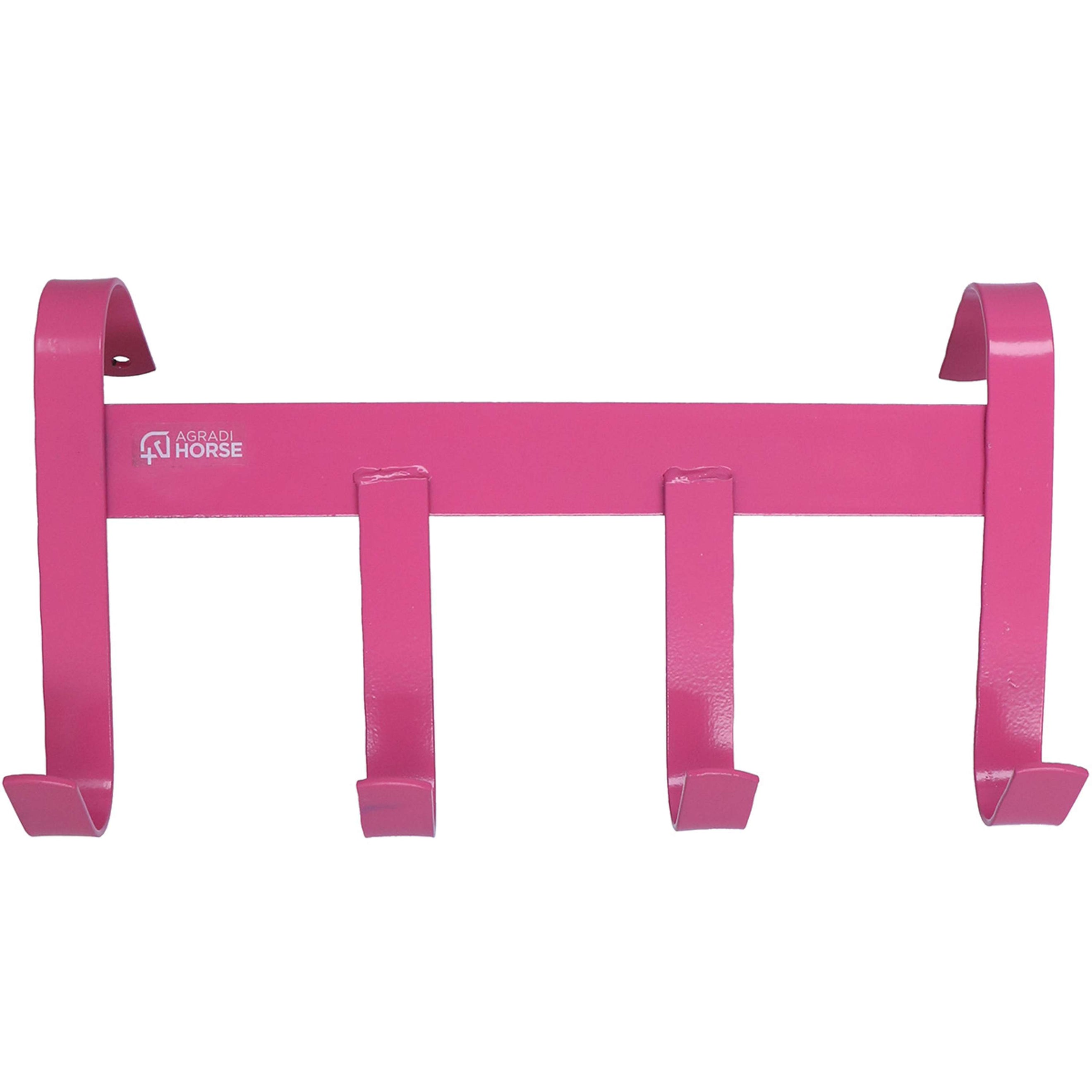 Agradi Horse Trensenhalter mit 4 Haken Rosa Agradi Horse Trensenhalter mit 4 Haken Rosa