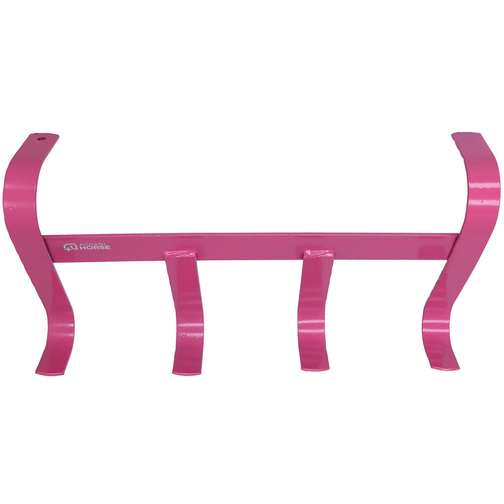 Agradi Horse Trensenhalter mit 4 Haken Rosa