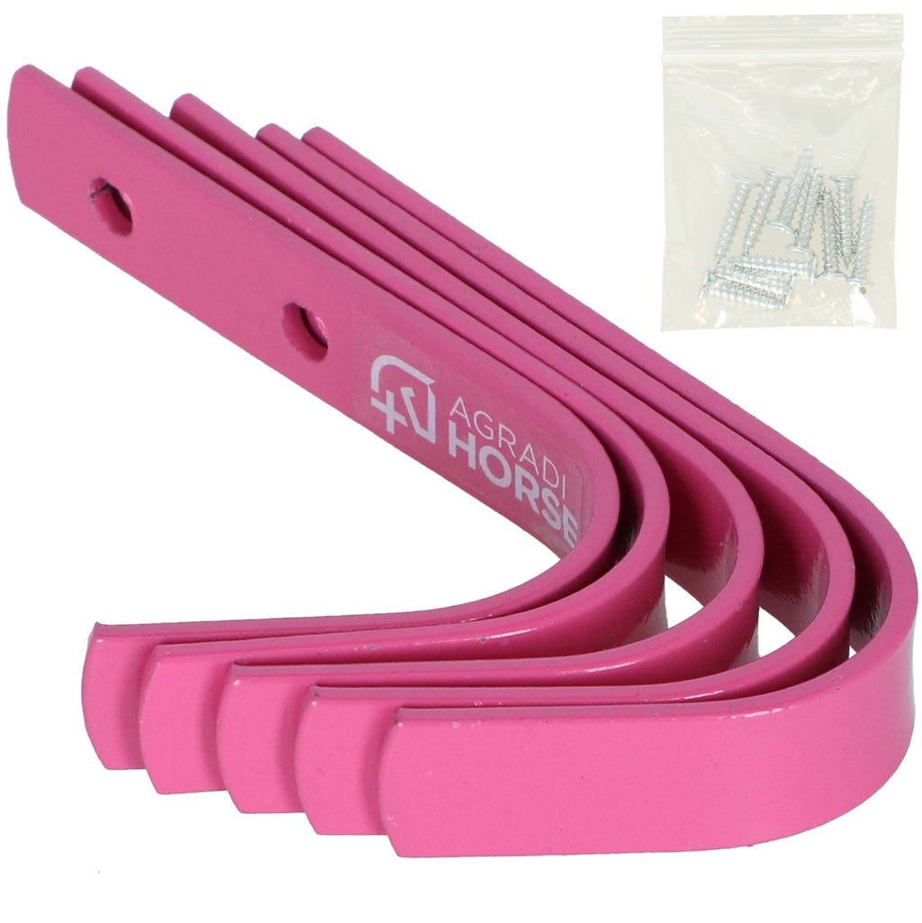 Agradi Horse Stahlhaken 5 Stück Rosa