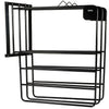Agradi Horse Deckenhalter für 3 Decken Metall XH Schwarz