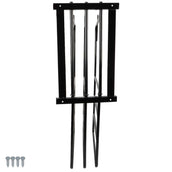 Agradi Horse Deckenhalter für 3 Decken Metall XH Schwarz