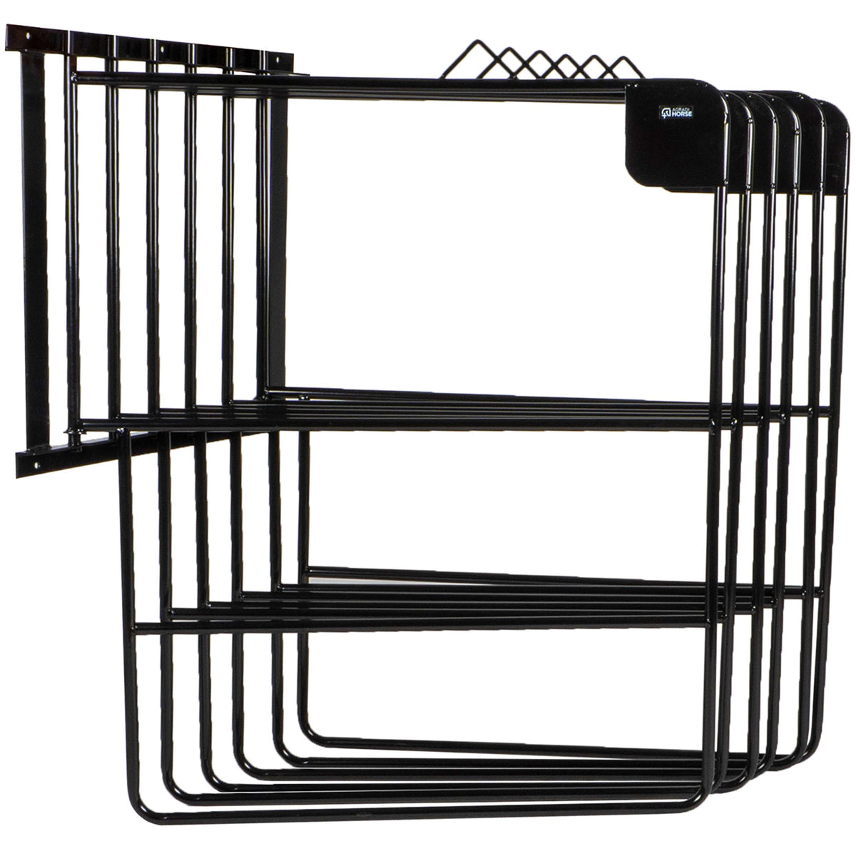 Agradi Horse Deckenhalter für 6 Decken Metall XH Schwarz