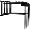 Agradi Horse Deckenhalter für 6 Decken Metall S Schwarz