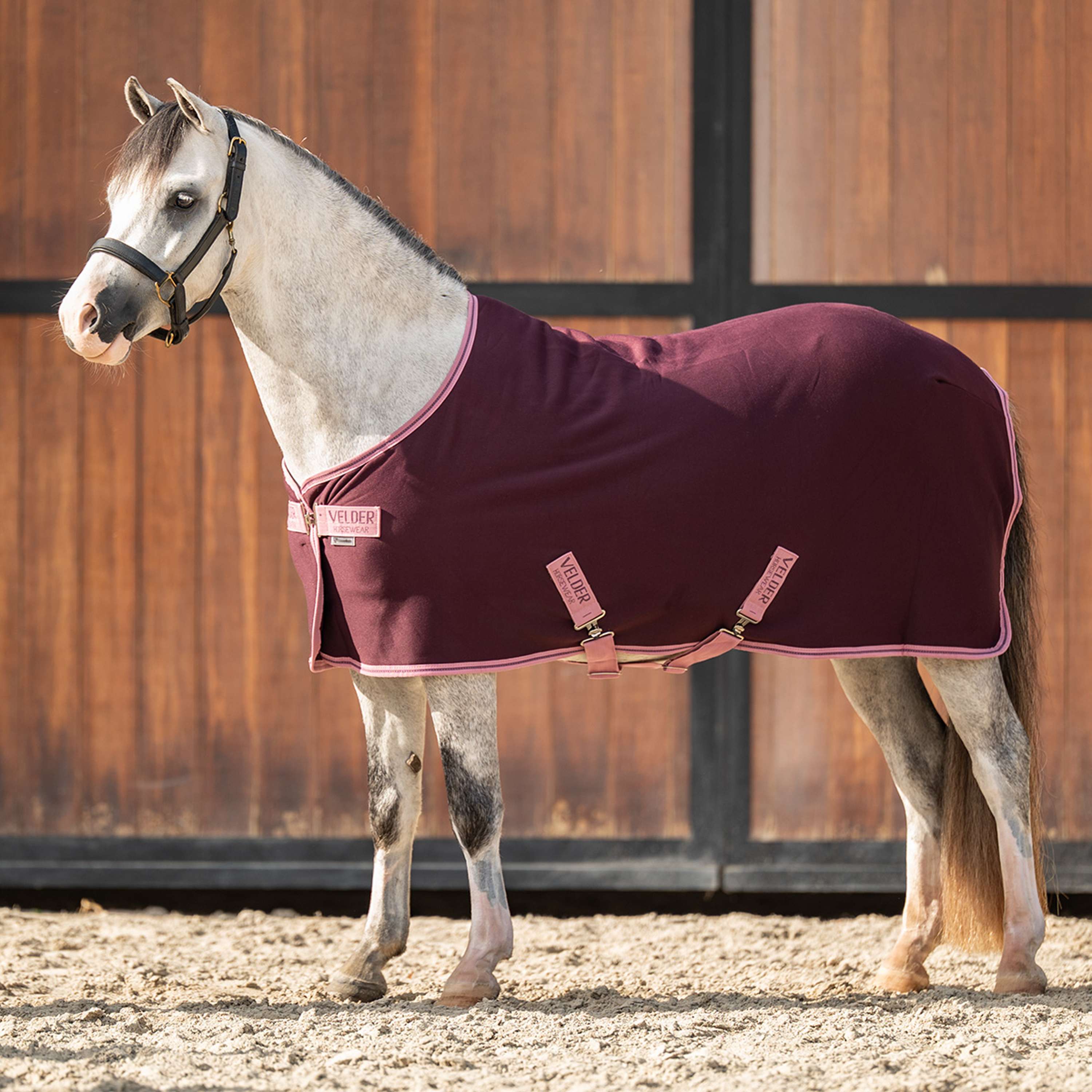 Velder Horsewear Essentials Pony Cooler Rug Plum Brown