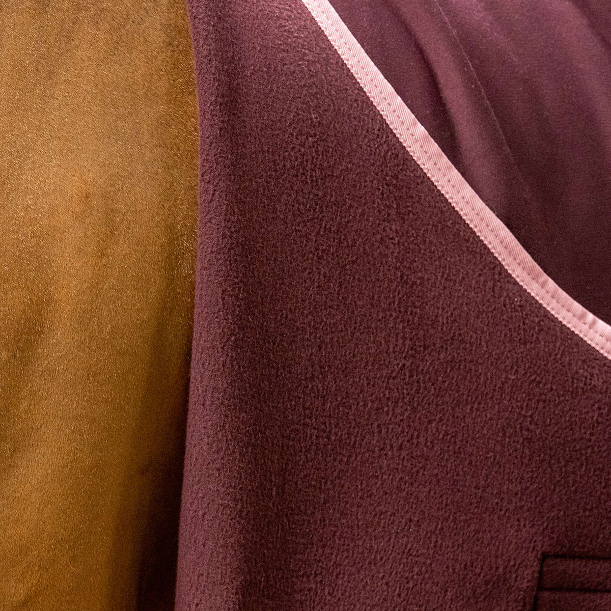 Velder Horsewear Essentials Cooler Rug Plum Brown