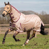 Velder Horsewear Essentials Fliegendecke Mesh mit Halsteil Earth Grey