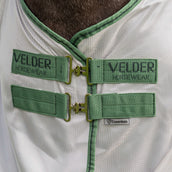 Velder Horsewear Fliegendecke Mesh mit Halsteil Silber