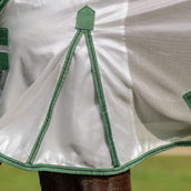 Velder Horsewear Fliegendecke Mesh mit Halsteil Silber