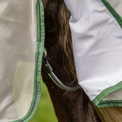 Velder Horsewear Fliegendecke Mesh mit Halsteil Silber