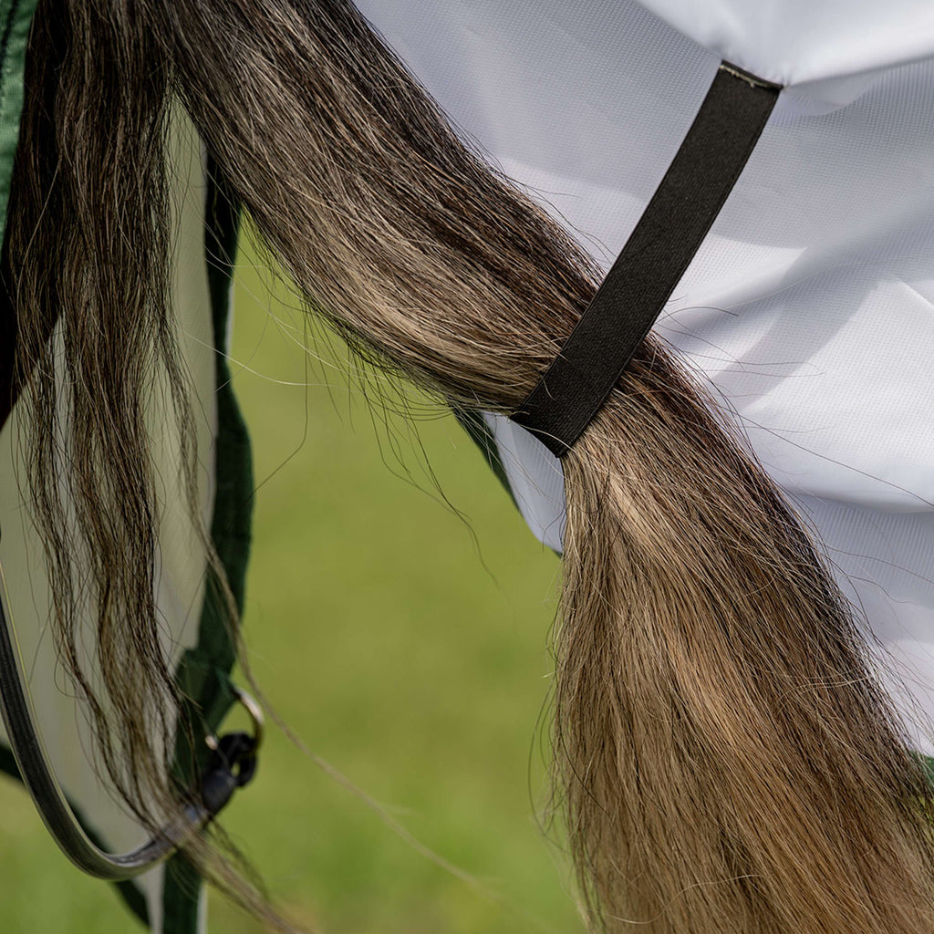 Velder Horsewear Essentials Fliegendecke Mesh mit Halsteil Silber
