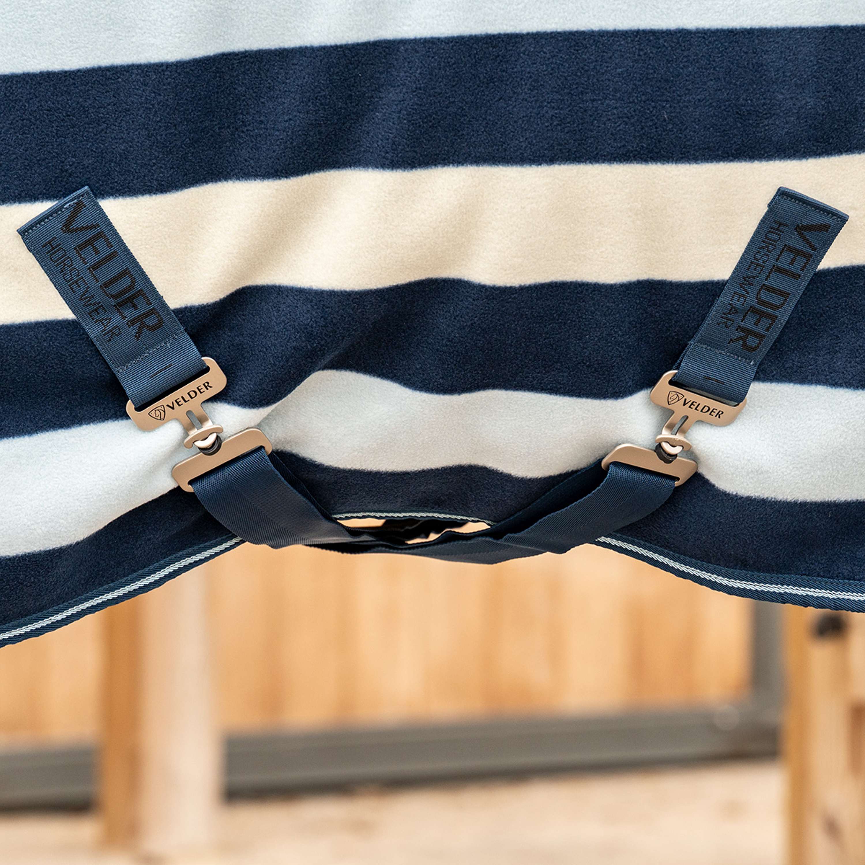 Velder Horsewear Premium Pony Deluxe Fleece Cooler Rug Navy