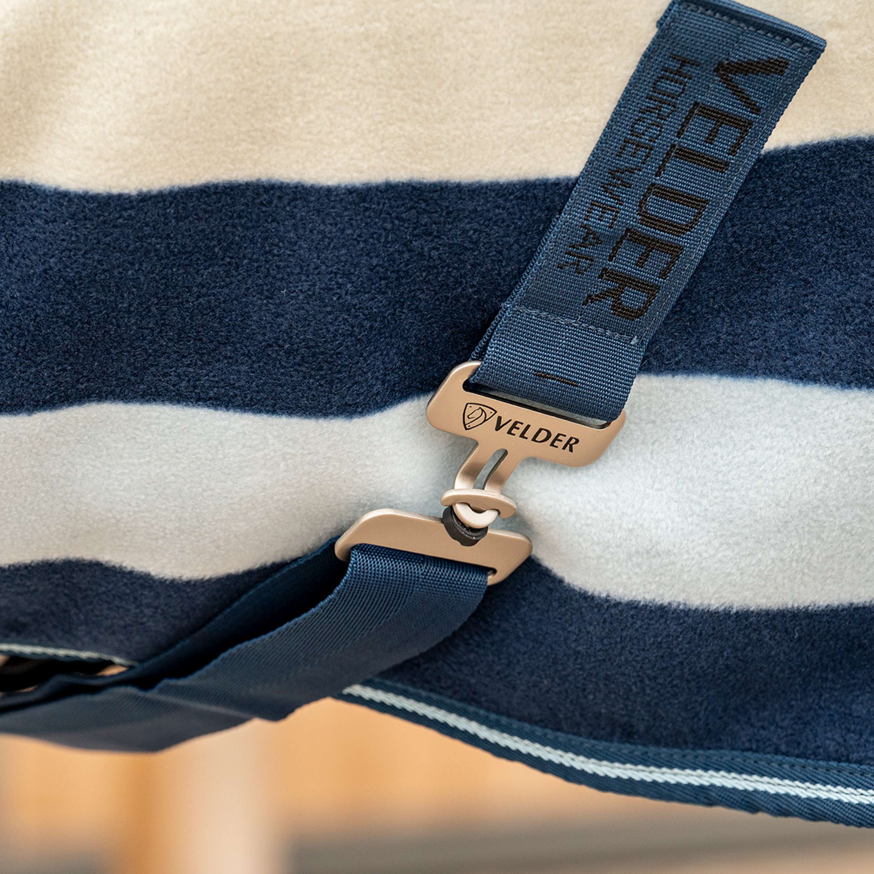 Velder Horsewear Premium Pony Deluxe Fleece Cooler Rug Navy