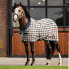 Velder Horsewear Premium Fleece Cooler with Collar Navy Check