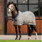 Velder Horsewear Premium Fleece Cooler with Collar Navy Check