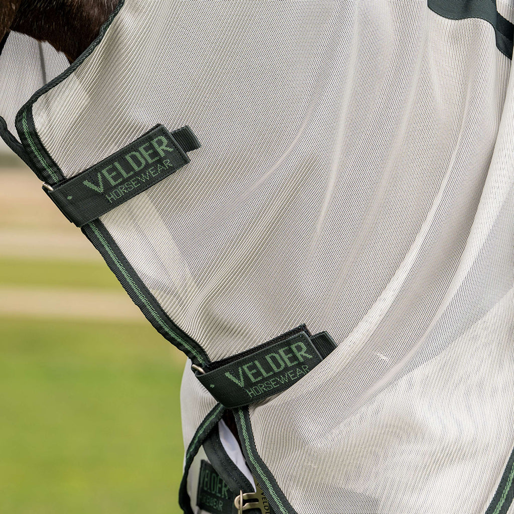 Velder Horsewear Premium Pony Fliegendecke Guardian AirMesh Silver Mist