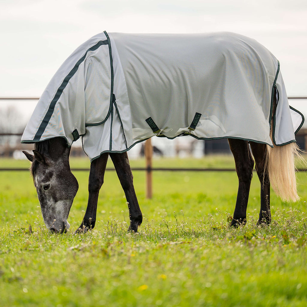 Velder Horsewear Premium Fliegendecke Guardian AirMesh Silver Mist