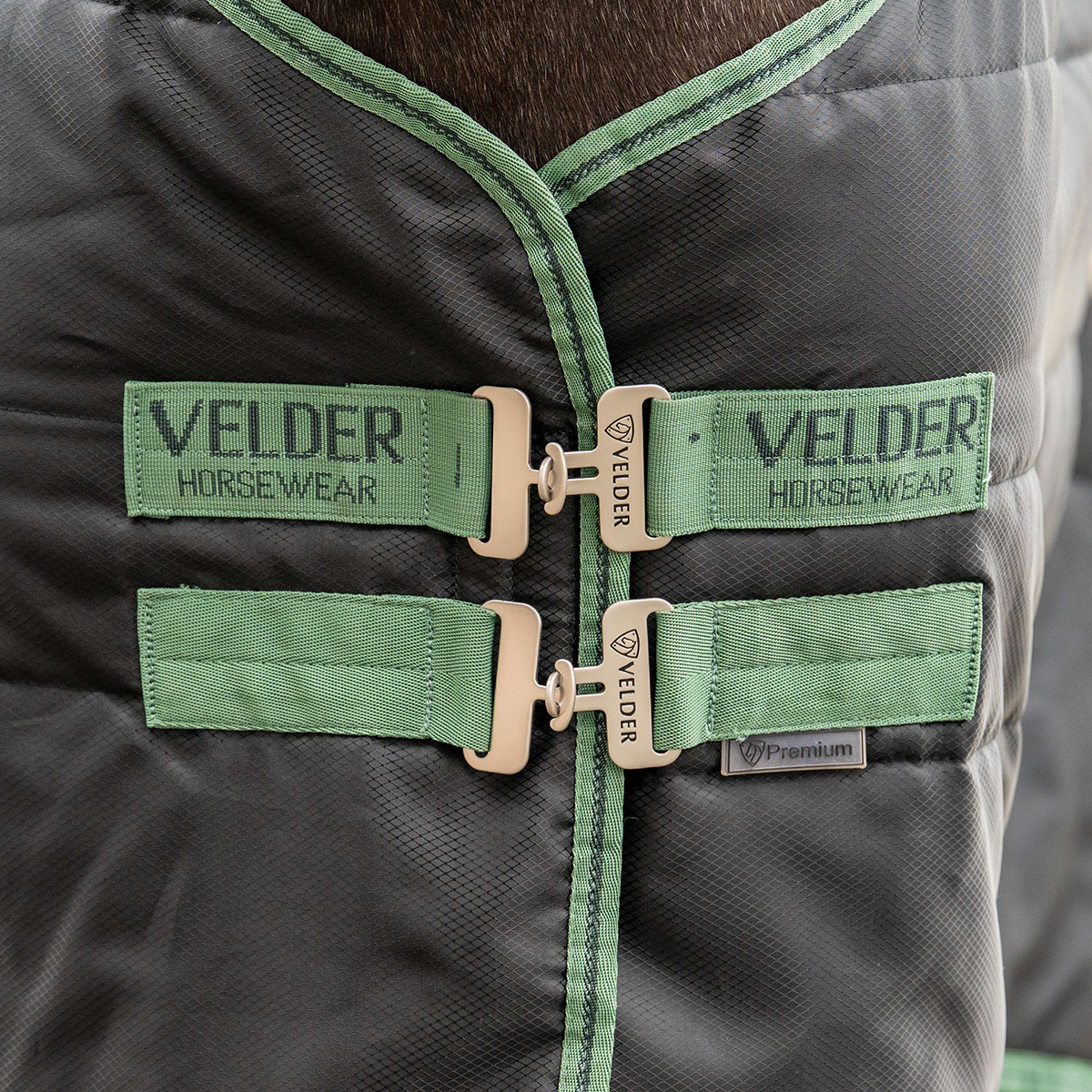 Velder Horsewear Premium Pony Stalldecke 210D 100g Schwarz