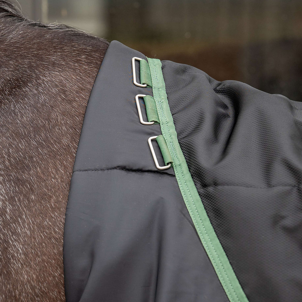 Velder Horsewear Premium Pony Stalldecke 210D 100g Schwarz