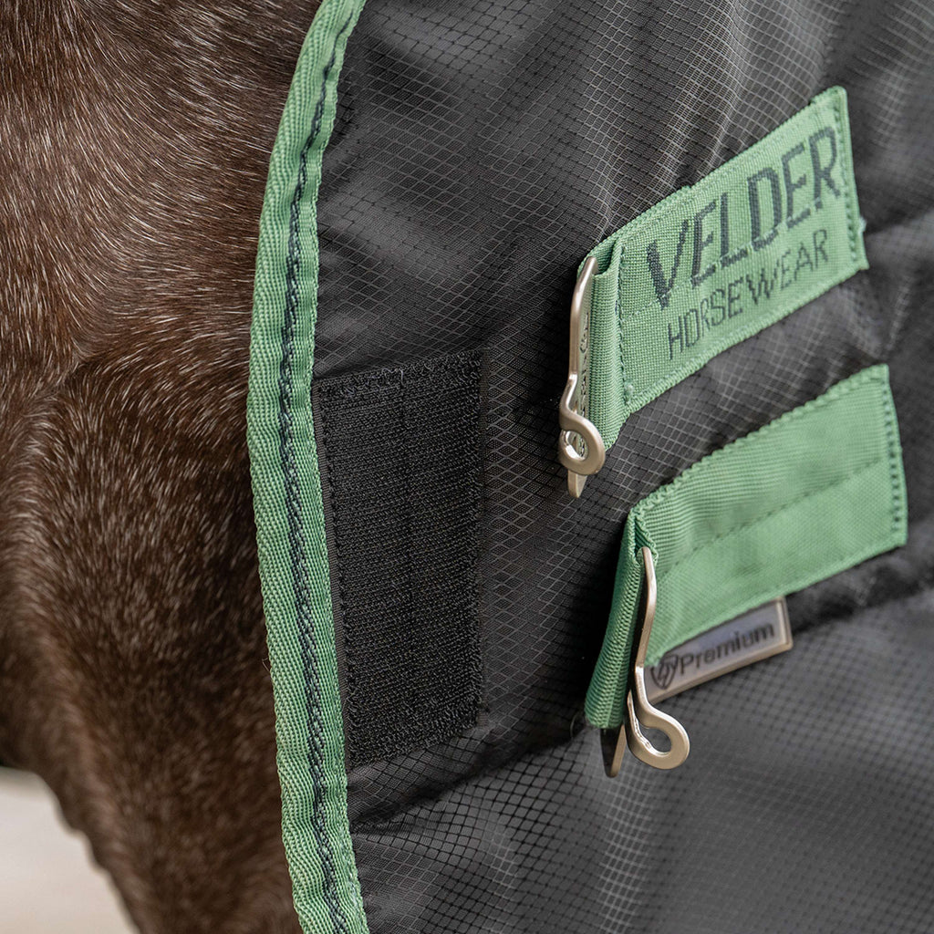 Velder Horsewear Premium Stalldecke 210D 100g Schwarz