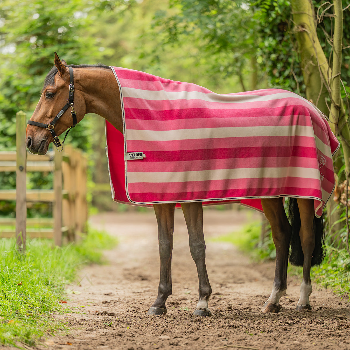 Velder Horsewear Fleecedecke VelvetTouch Dusty Rose
