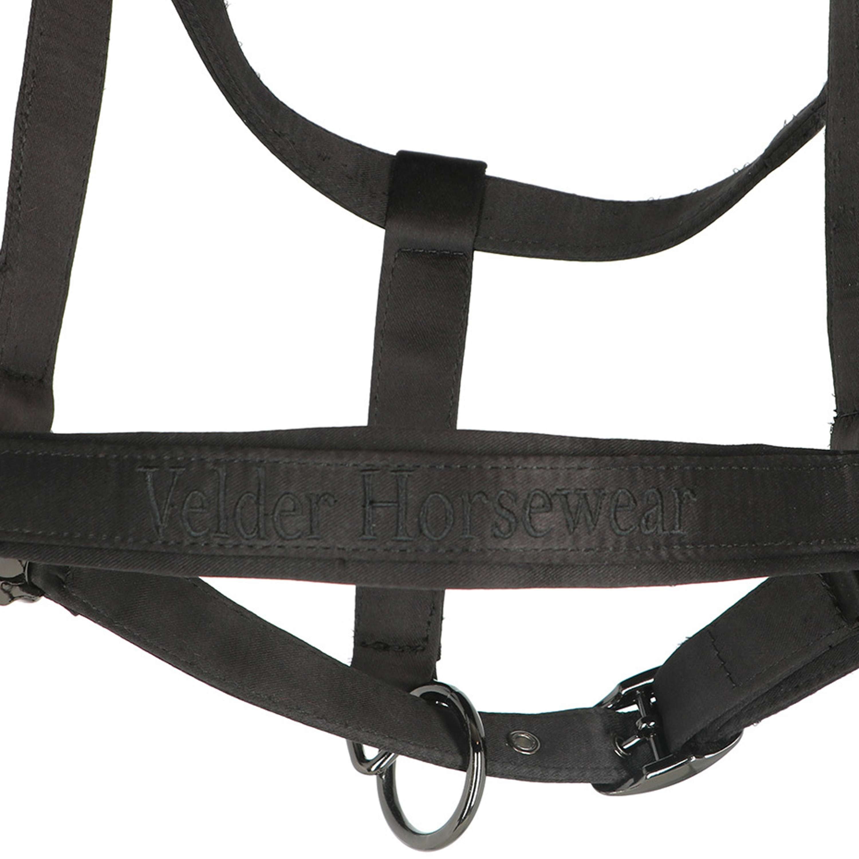 Velder Horsewear Premium Halfter Satin Glow Schwarz