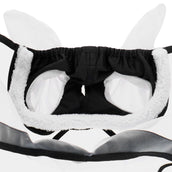 Velder Horsewear Premium Fliegenmaske mit Ohren und Nase Schwarz