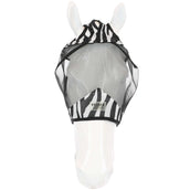Velder Horsewear Essentials Fliegenmaske Zebra Ohne Ohren Schwarz/Weiß