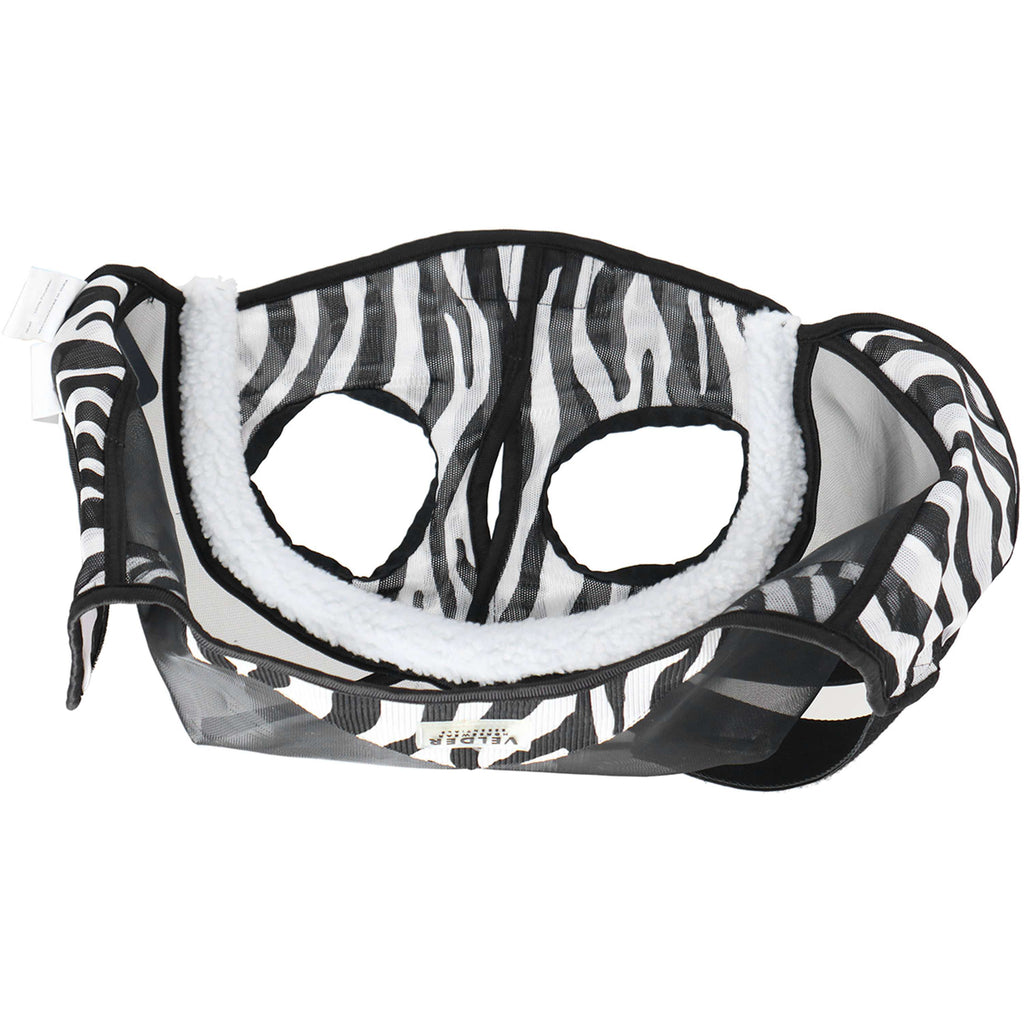 Velder Horsewear Essentials Fliegenmaske Zebra Ohne Ohren Schwarz/Weiß