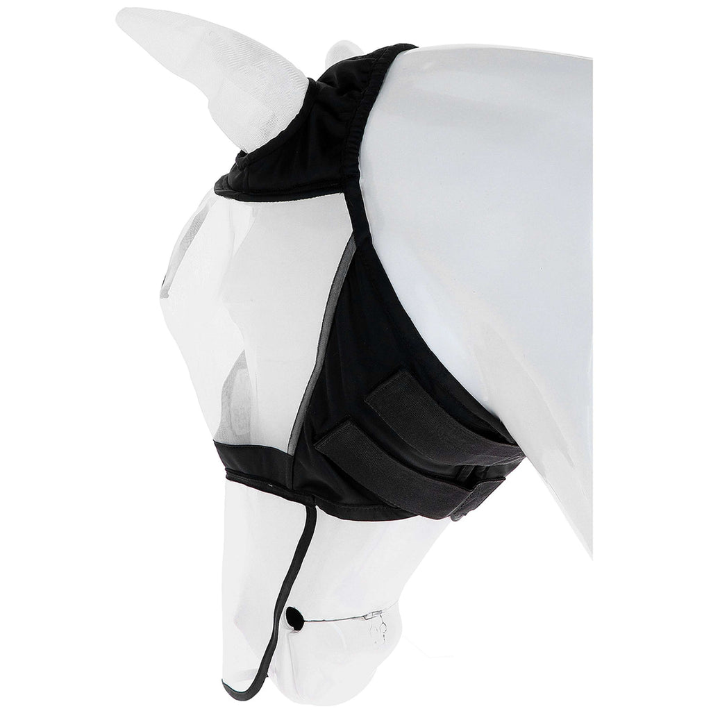 Velder Horsewear Premium Fliegenmaske mit Ohren und Nase Schwarz