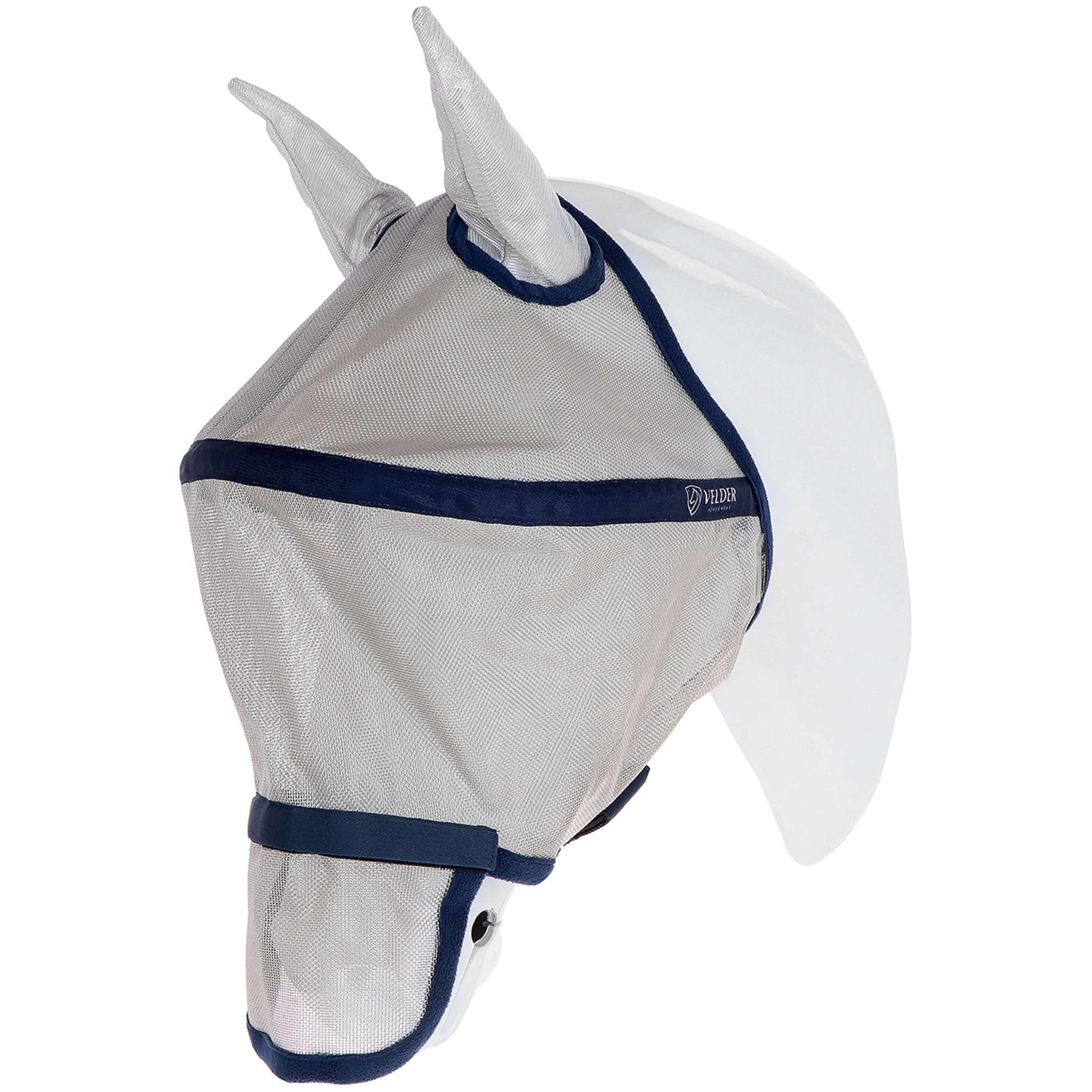 Velder Horsewear Premium Fliegenmaske Comfort Space Tan/Navy Velder Horsewear Premium Fliegenmaske Comfort Space Tan/Navy