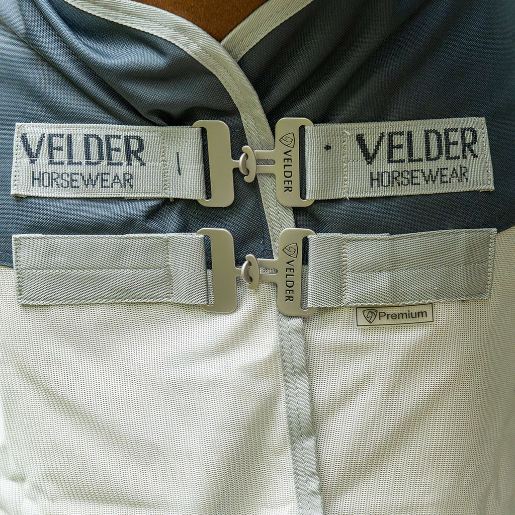Velder Horsewear Premium Pony Fliegendecke Rainless Summer Navy/Field Grey