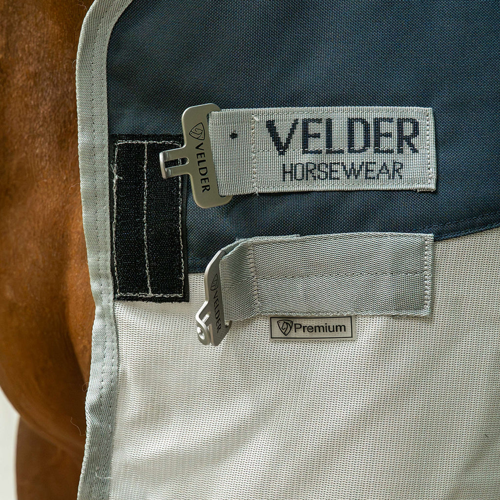 Velder Horsewear Premium Pony Fliegendecke Rainless Summer Navy/Field Grey