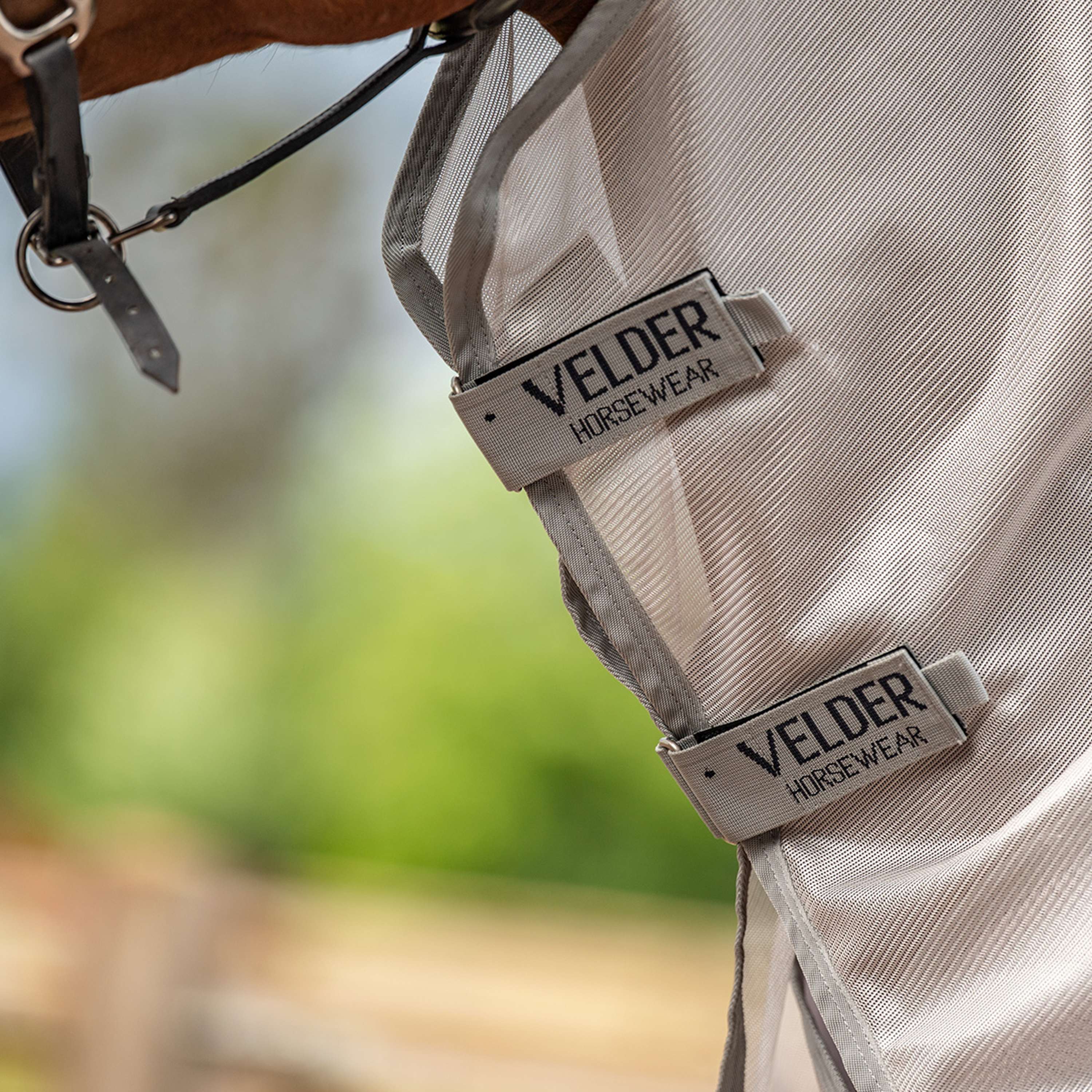 Velder Horsewear Premium Pony Fliegendecke Rainless Fall Navy/Pearl Silver