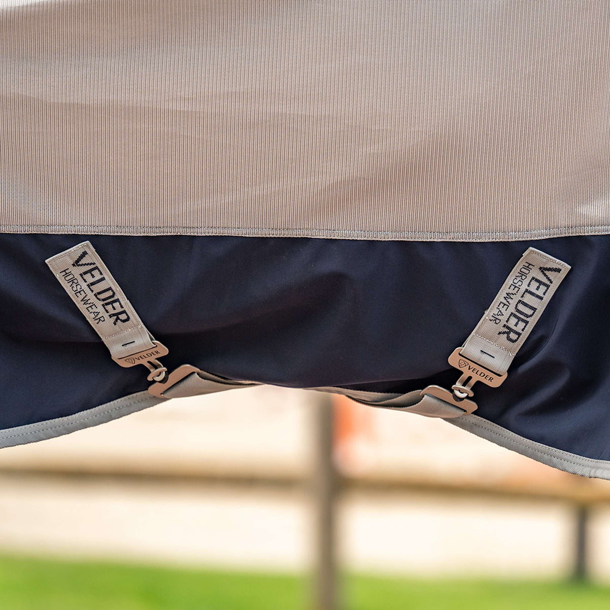 Velder Horsewear Fliegendecke Rainless Fall Navy/Pearl Silver