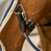 Velder Horsewear Premium Fliegendecke Waterproof-Top Navy/Pearl Silver