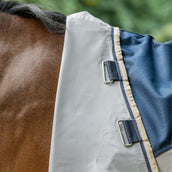 Velder Horsewear Premium Fliegendecke Waterproof-Top Navy/Pearl Silver