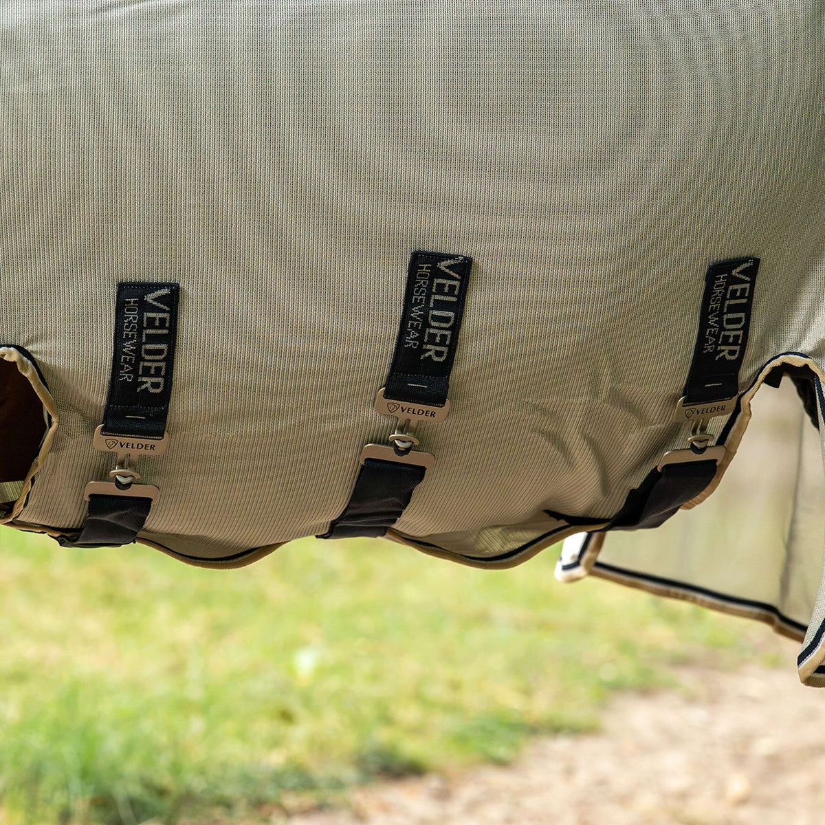 Velder Horsewear Premium Fliegendecke Waterproof-Top Navy/Pearl Silver
