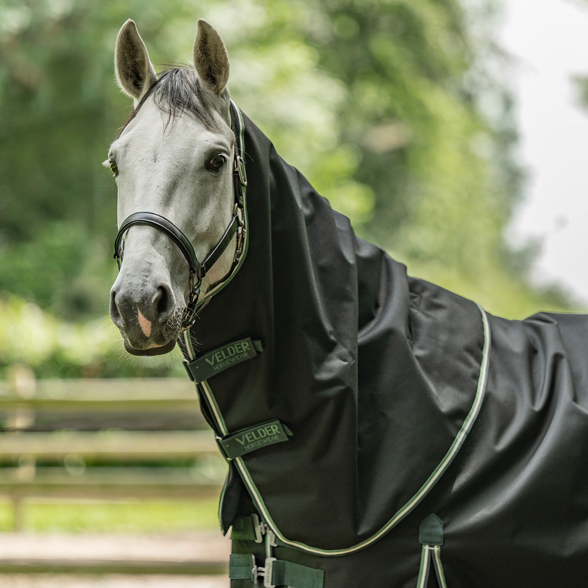 Velder Horsewear Premium Halsstück Turnout 100g Night Forest