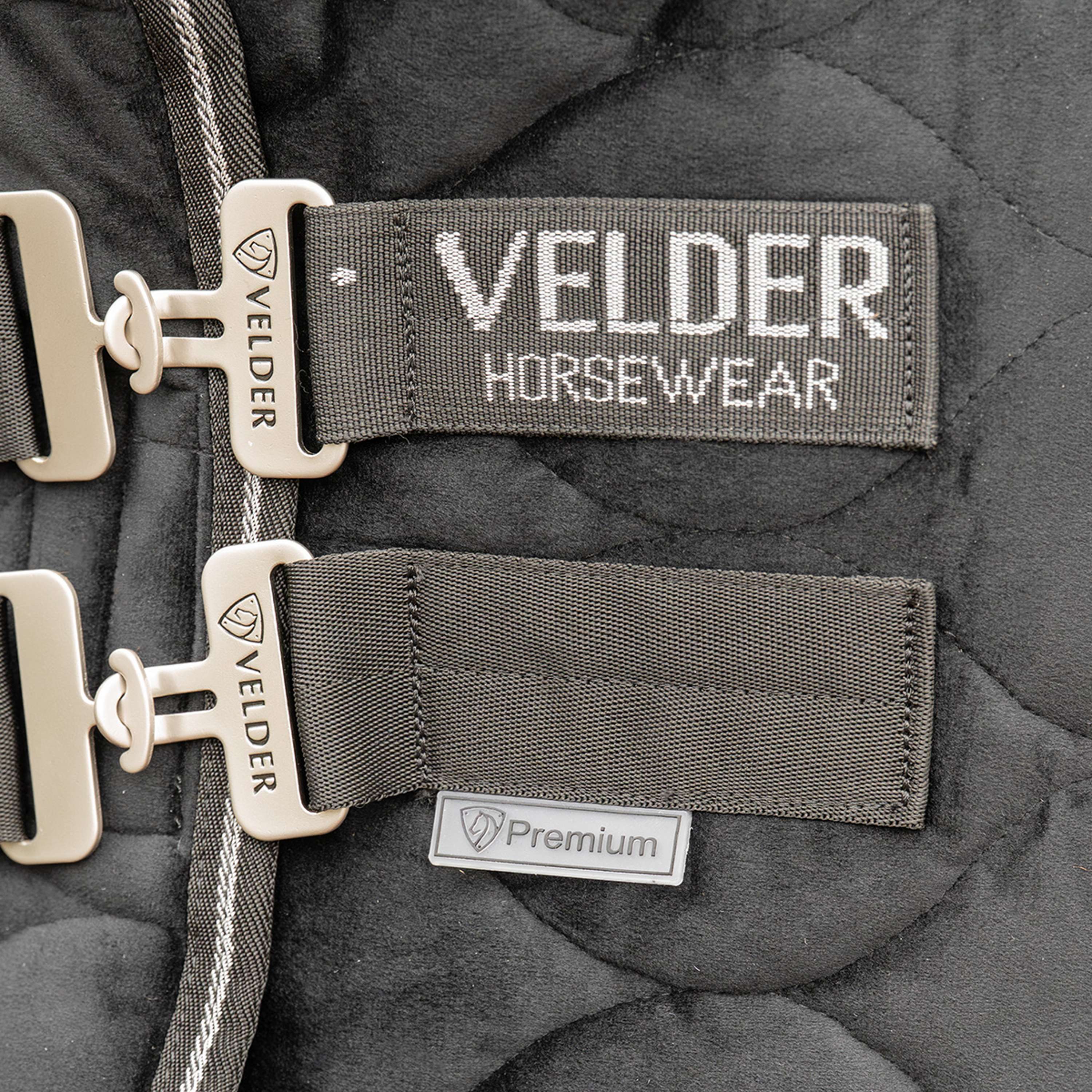 Velder Horsewear Premium Pony Showdecke Satin Glow Black Night