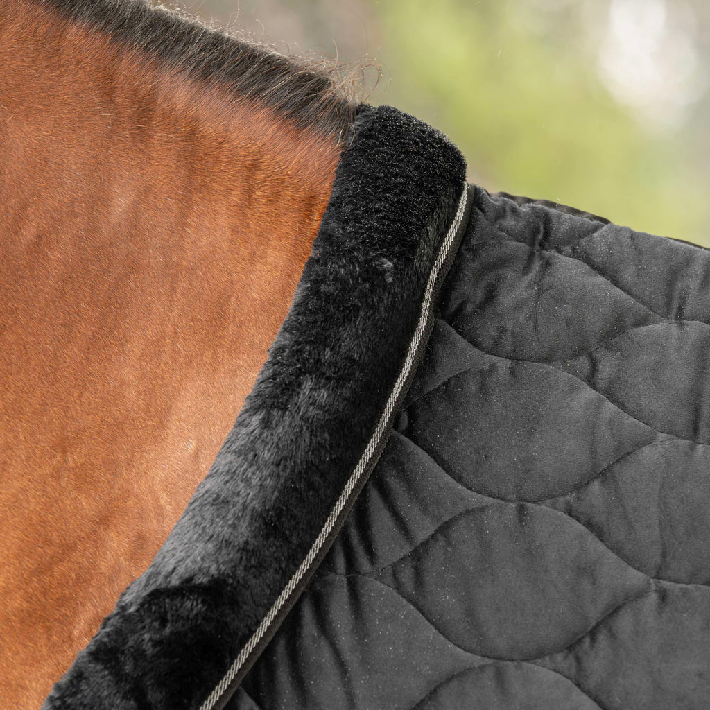 Velder Horsewear Premium Pony Showdecke Satin Glow Black Night
