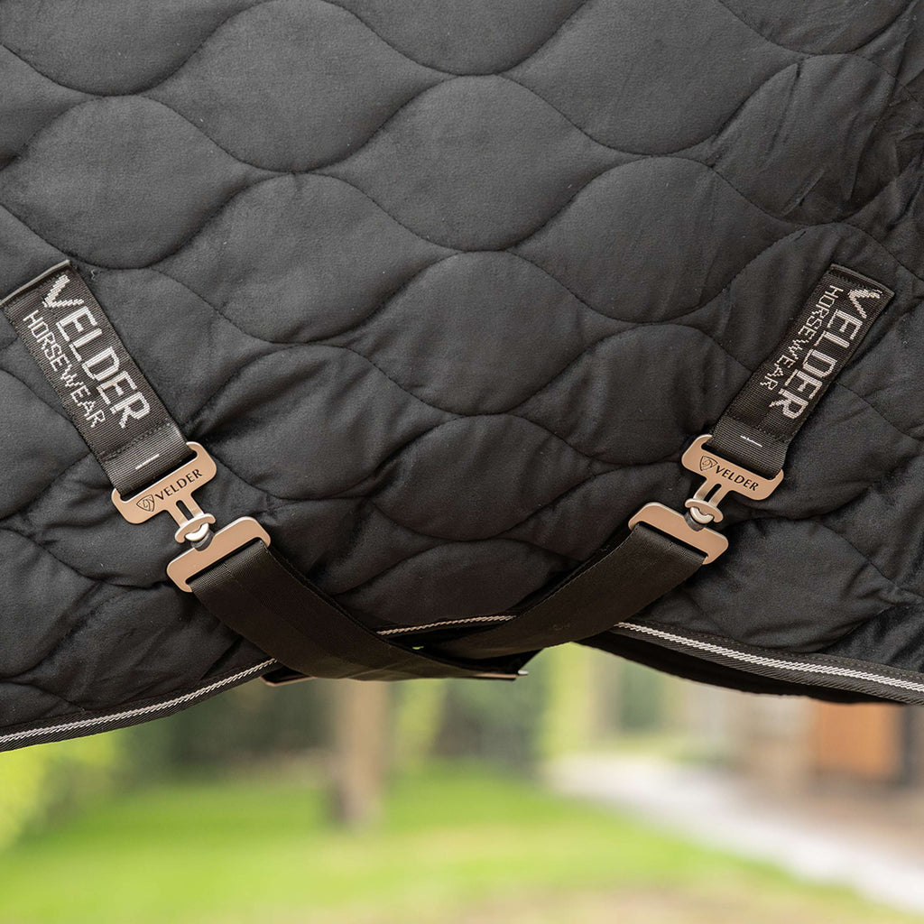 Velder Horsewear Premium Pony Showdecke Satin Glow Black Night