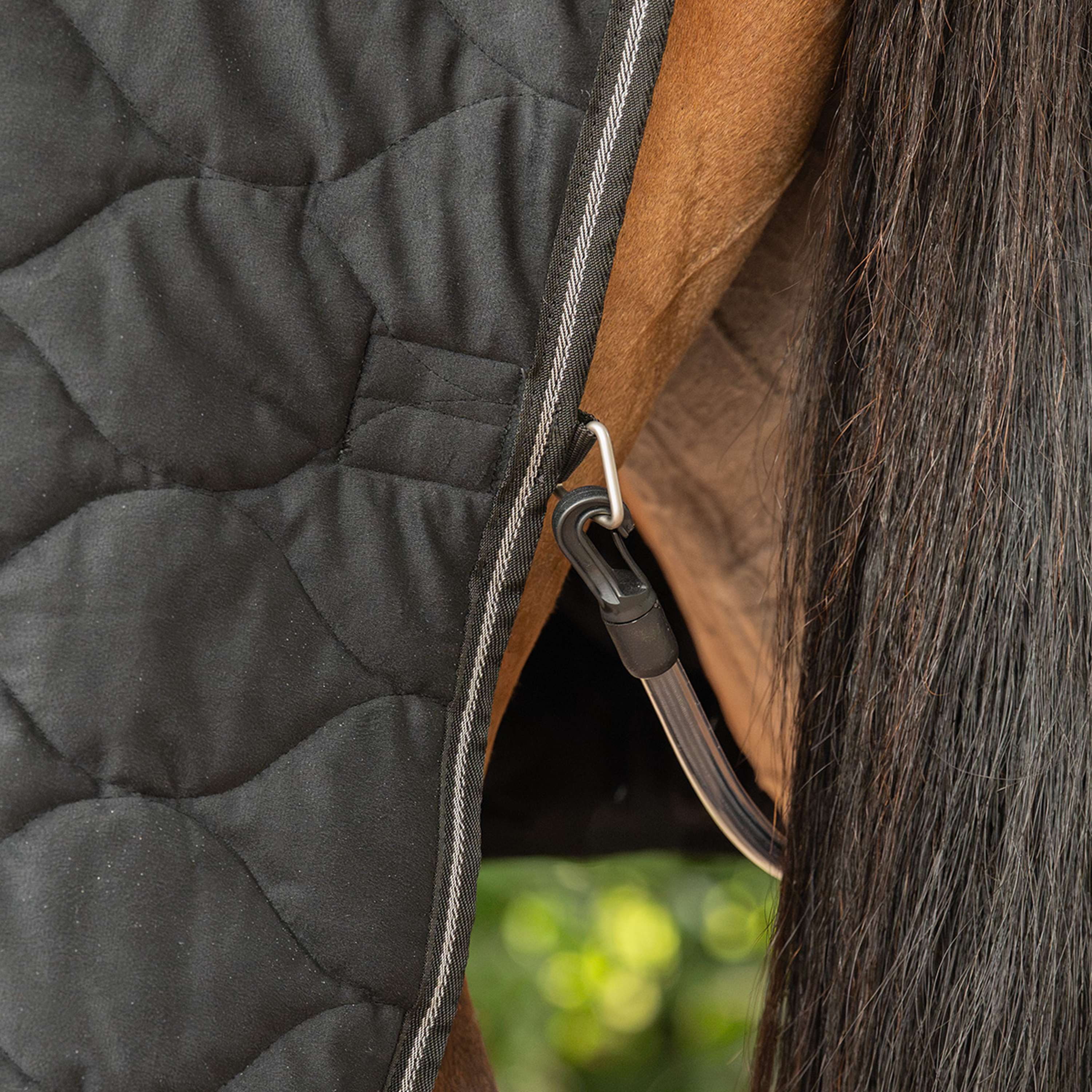 Velder Horsewear Premium Pony Showdecke Satin Glow Black Night