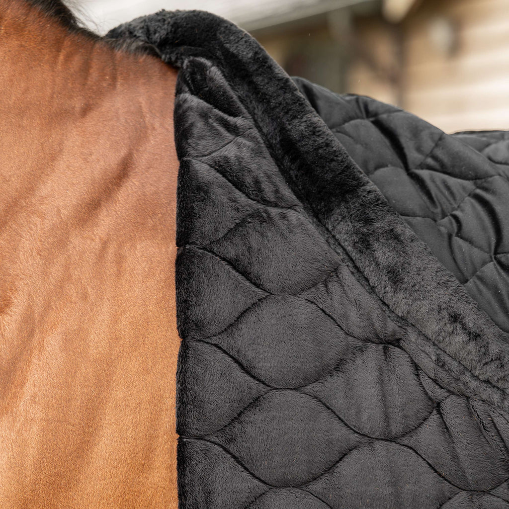 Velder Horsewear Premium Pony Showdecke Satin Glow Black Night