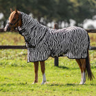 Velder Horsewear Essentials Pony Fliegendecke mit Halsteil Zebra Schwarz/Weiß