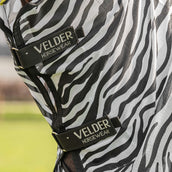 Velder Horsewear Fliegendecke mit Halsteil Zebra Schwarz/Weiß