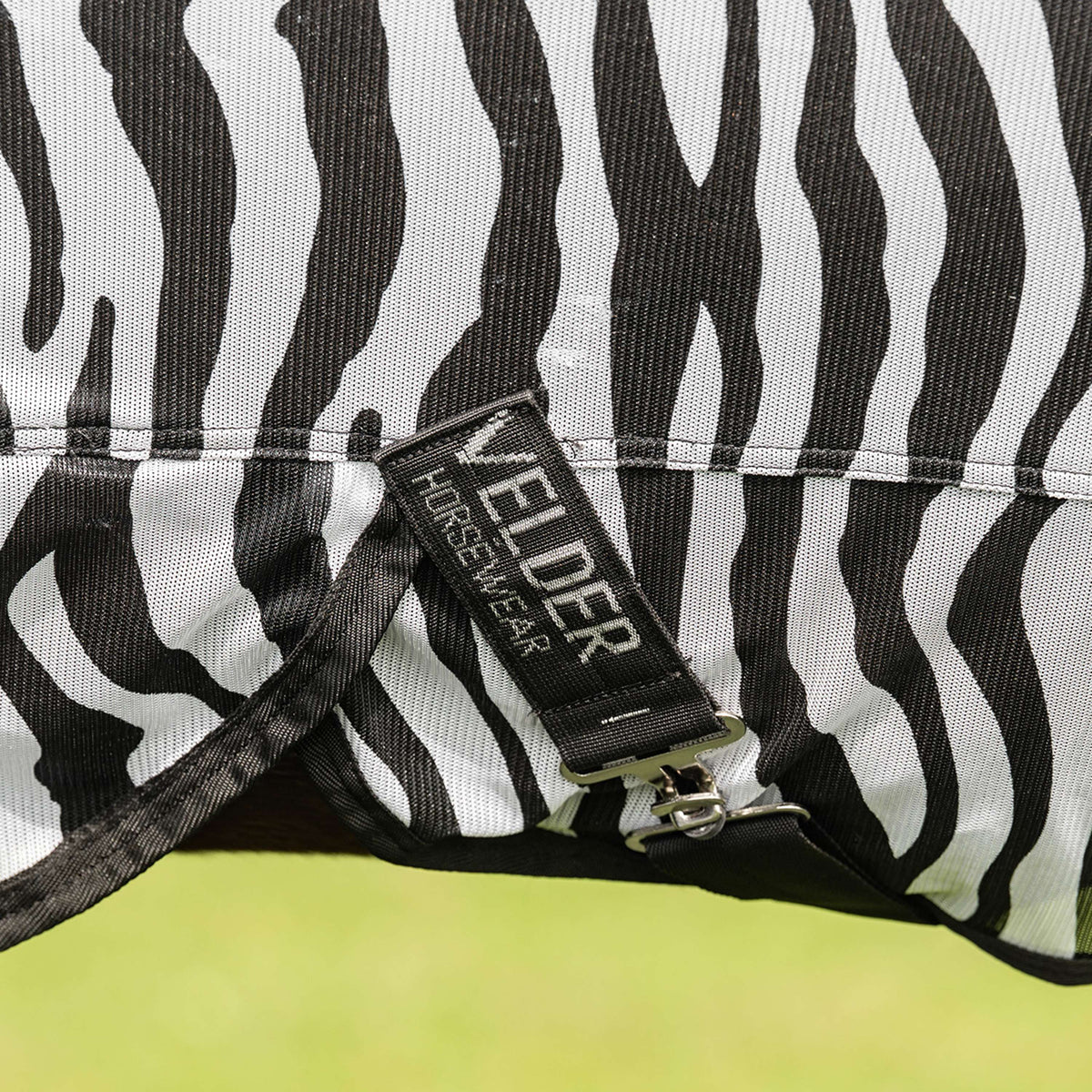 Velder Horsewear Fliegendecke mit Halsteil Zebra Schwarz/Weiß