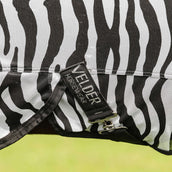 Velder Horsewear Fliegendecke mit Halsteil Zebra Schwarz/Weiß